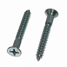 SCREW WOOD CSK PHIL ZINC 8G X 1'' 